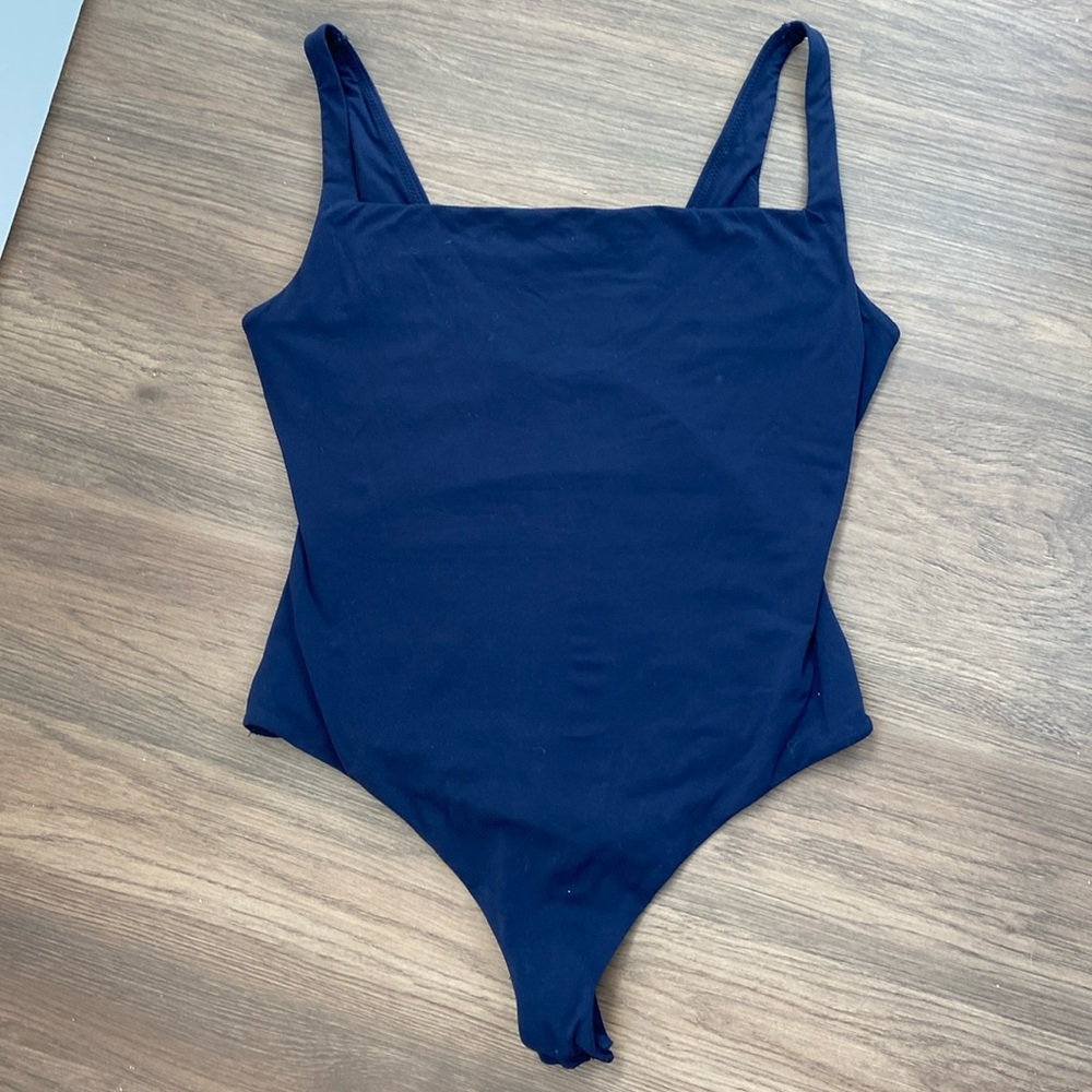 Skims navy bodysuit